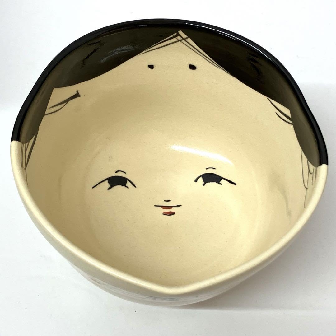 茶道　茶碗　伊勢物語　押子路焼 Amazon | 箱入り 押小路窯 茶碗 茶道具 抹茶椀 おかめ 骨董品