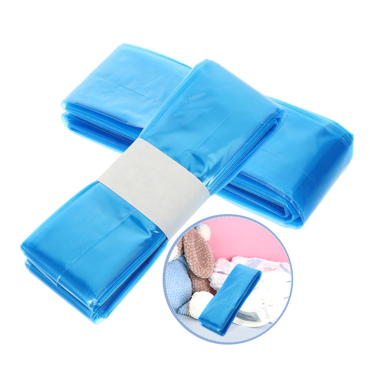 YARNOW 3 Rolls Diaper Pail Trash Bags Refill for Diaper Pails with Leak Protection Nursery Essential for Newborns