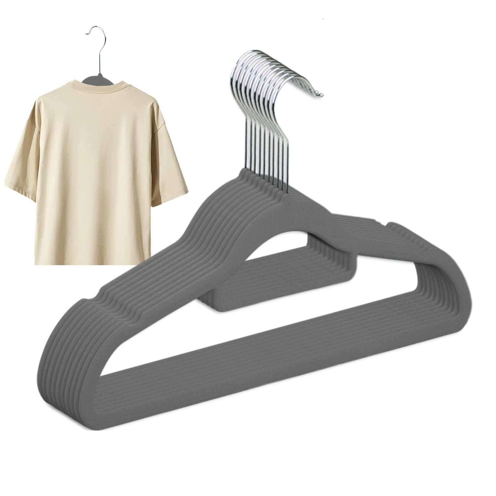 Cintres veloutés enfant gain de place pour organiser sa chambre