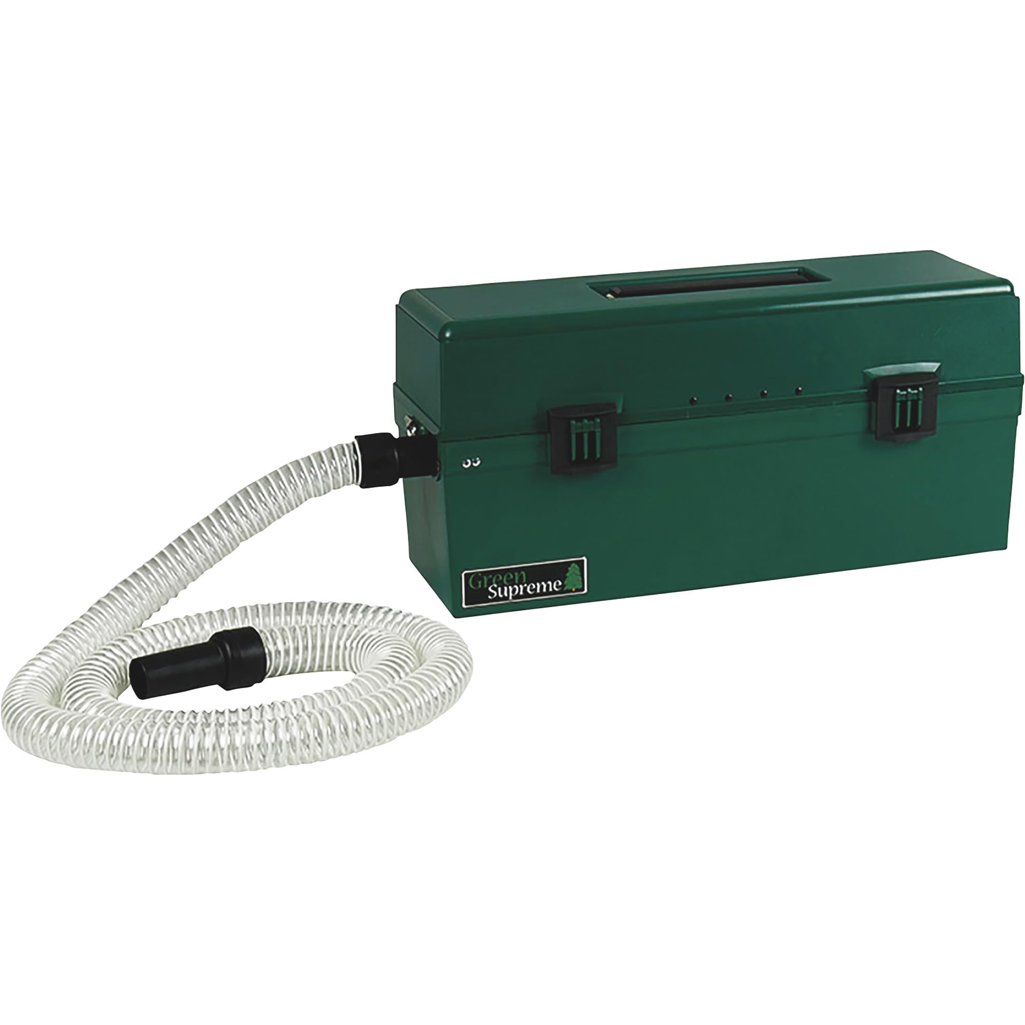 Atrix Omega Green Supreme Vacuum with hose attached