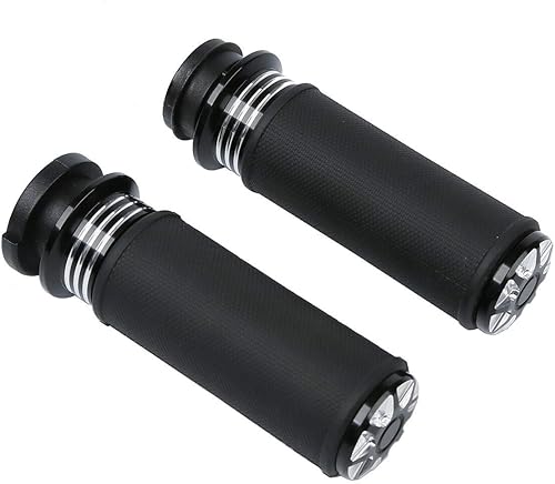Miniatura 1 de TCT-MOTORPARTS Agarraderas eléctricas de 1 pulgada para manillar Harley Touring