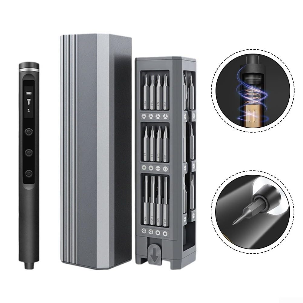 Juego de destornilladores magnéticos 45 en 1 con 42 puntas para reparación electrónica, compatible con teléfonos móviles, drones, cámaras, Game Conso