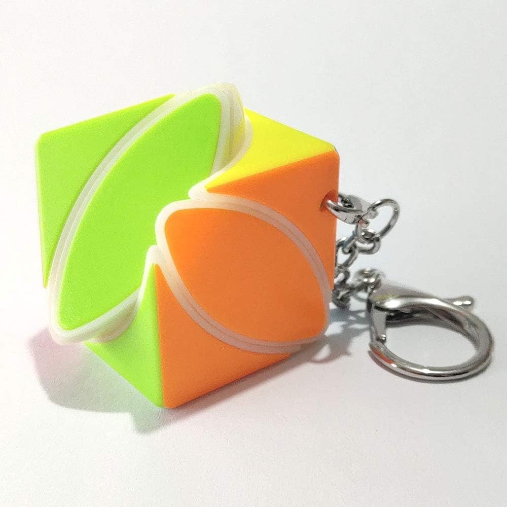 Mini Keychain 2x2 Ivy Magic Cube Mini Keyring Ivy Cube Puzzle Toys Brain Teasers