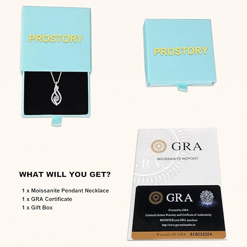 Miniatura 5 de Collar con colgante de infinito de moissanita para mujer, chapado en oro de 18 quilates, plata de ley 925, collar de amor delicado de cumpleaños,