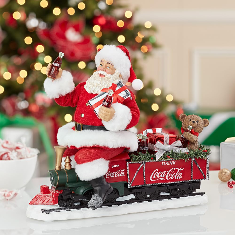 Amazon.com: Kurt Adler 13.25 Inch Coca-Cola Battery-Operated Santa