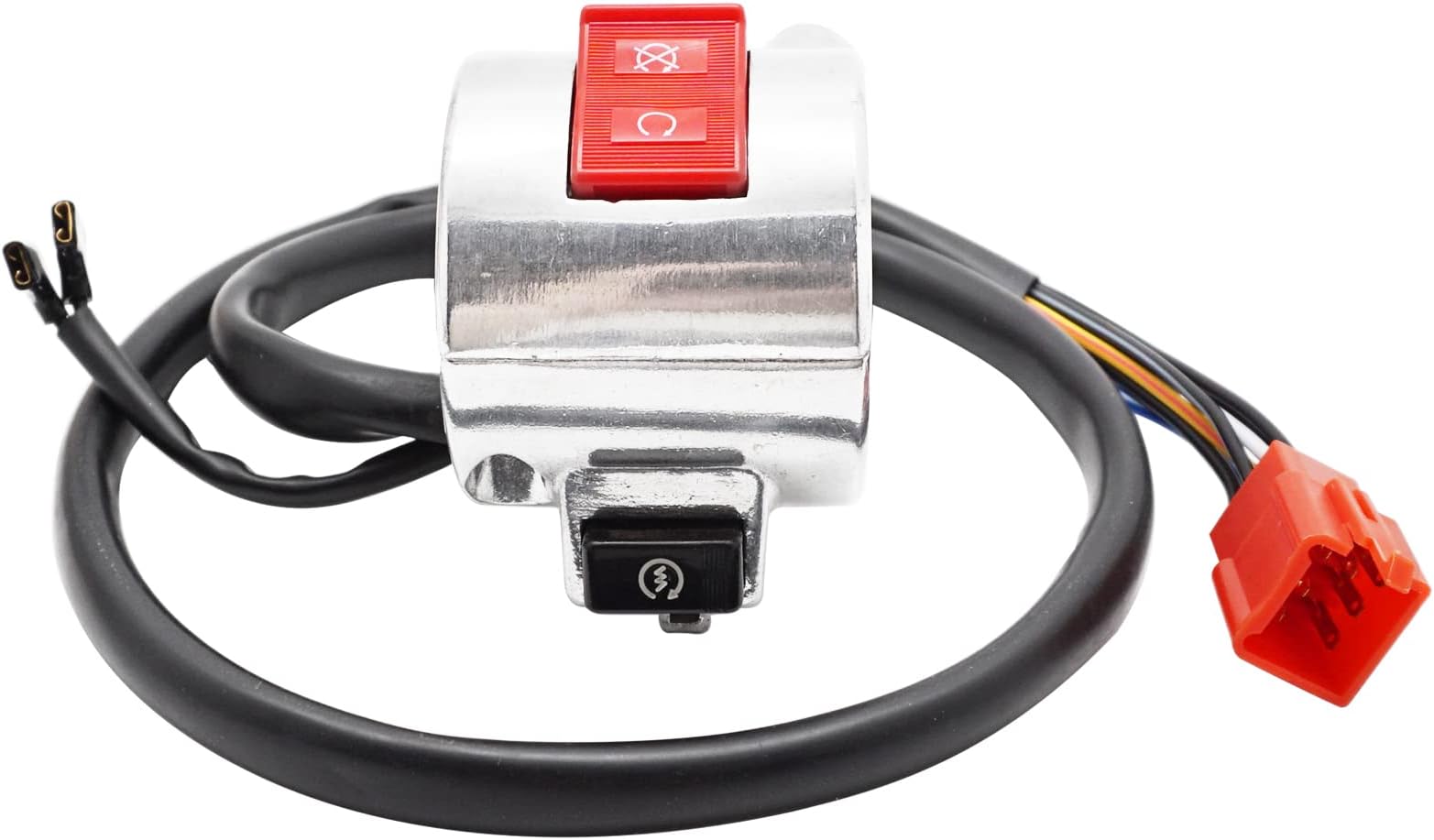 JAVIK Right Start Stop Kill Control Switch Button for Honda VTX1300 VTX1300C/VTX1300R/VTX1300S/VTX1300T 2003-2009, OEM# 35013-MEA-672 35130-MEM-672