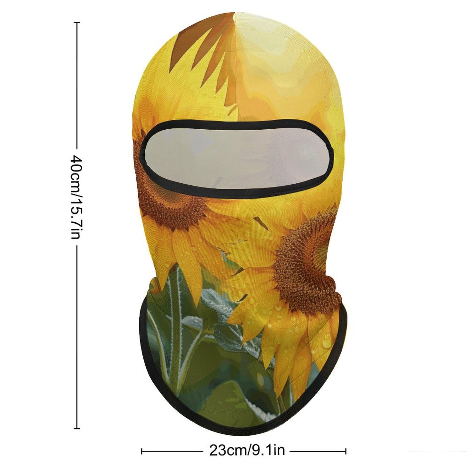 Breathable Balaclava, Sunflower Flowers Face Cover, Ski Mask for Outdoor Sports & All-Season Use