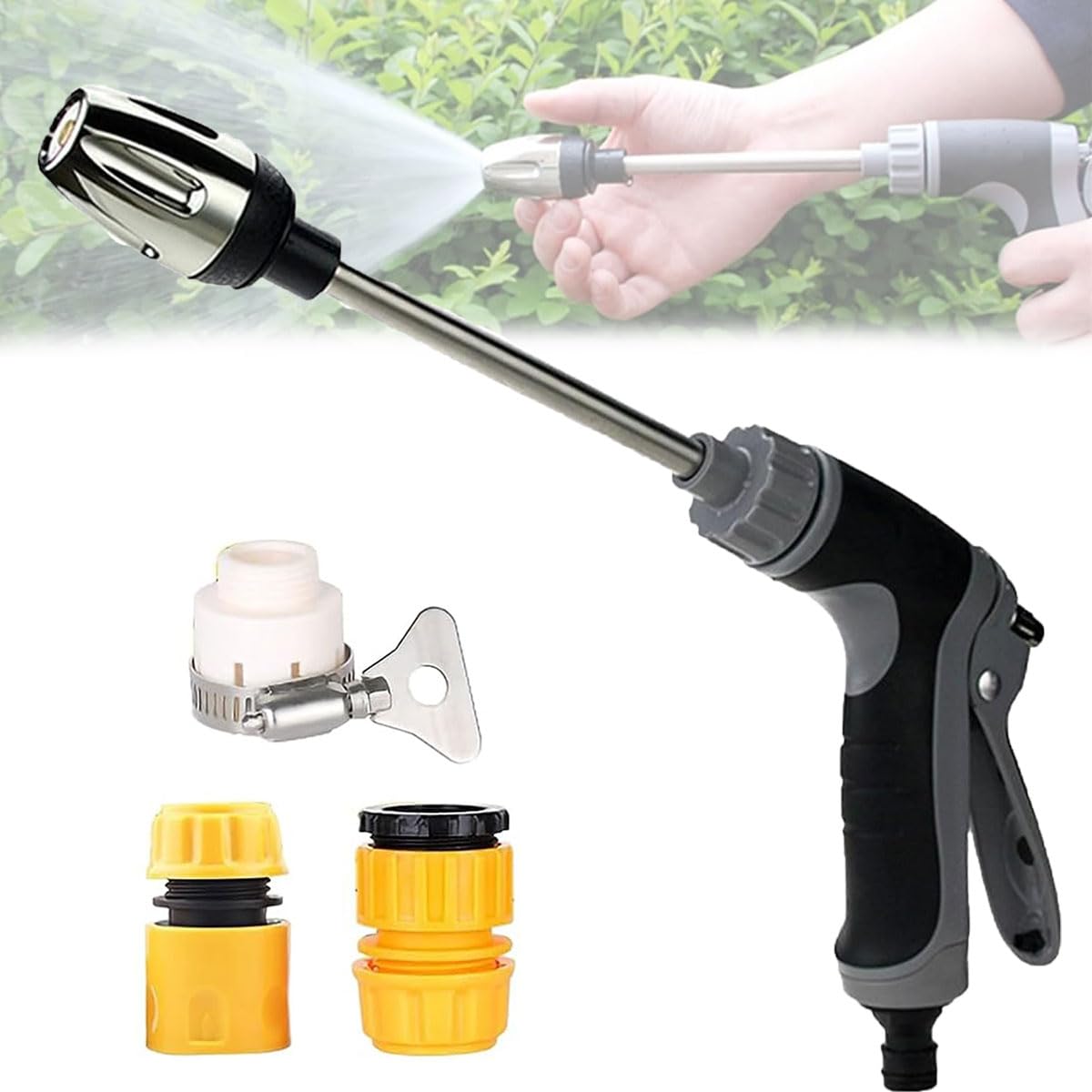 Power Washer, Pressure Washer, High Pressure Nozzle, Hose Nozzle, Fits Almost Any Garden Hose, No Special Adapter Required
