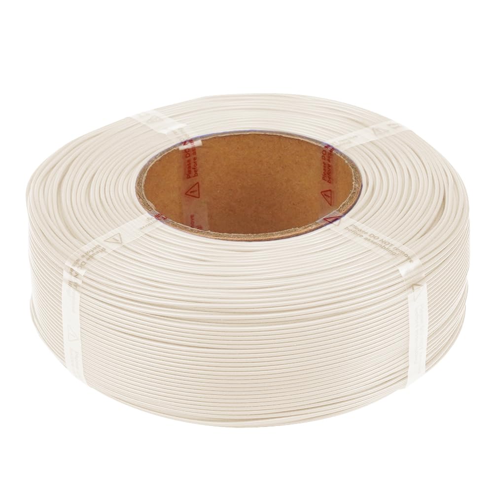 Inland V2 PLA PRO (PLA+) 3D Printer Filament Refill, 1.75mm Spooless Filament, Dimensional Accuracy +/- 0.03mm, 1KG (2.2lbs) Natural Refill for Inland Reusable Spools, Bambu Lab Compatible