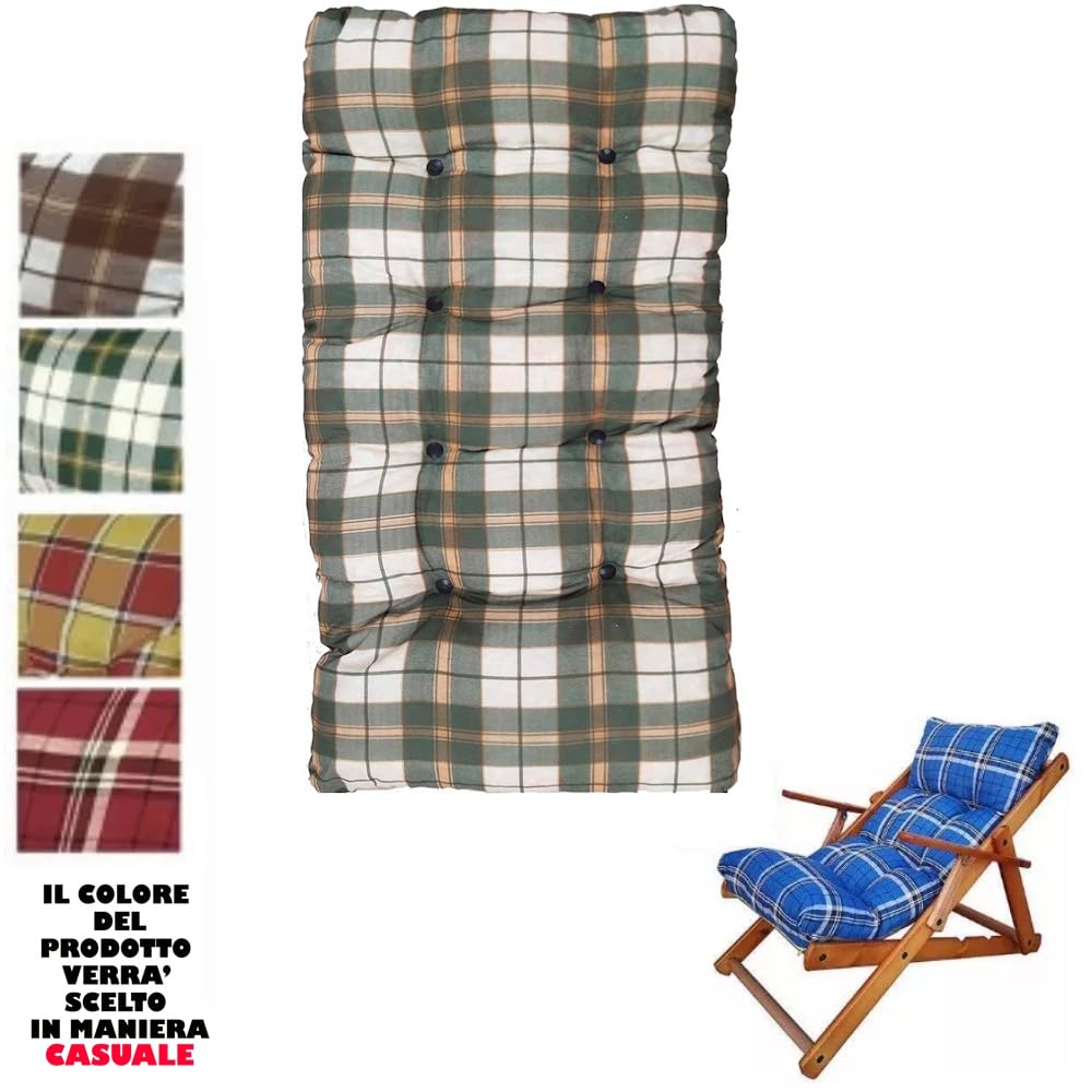 Generico RICAMBIO CUSCINO IMBOTTITO PER POLTRONA SDRAIO RELAX IN LEGNO COLORI ASSORTITI MADE IN ITALY