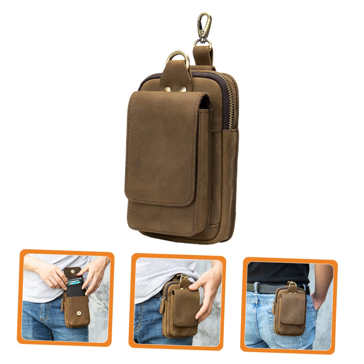 SHINEOFI Pochette Étanche pour Téléphone Portable Sacoche de Ceinture pour Téléphone Accessoire de Ceinture