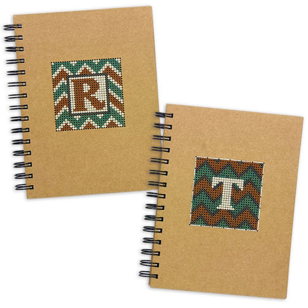 Grand journal Chevron DIMENSIONS cahier de notes ligné original