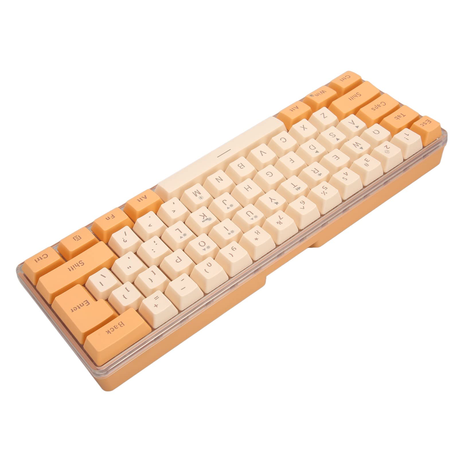 Amazon | ゲーミングキーボード、コントラストカラー超小型61キー家庭 