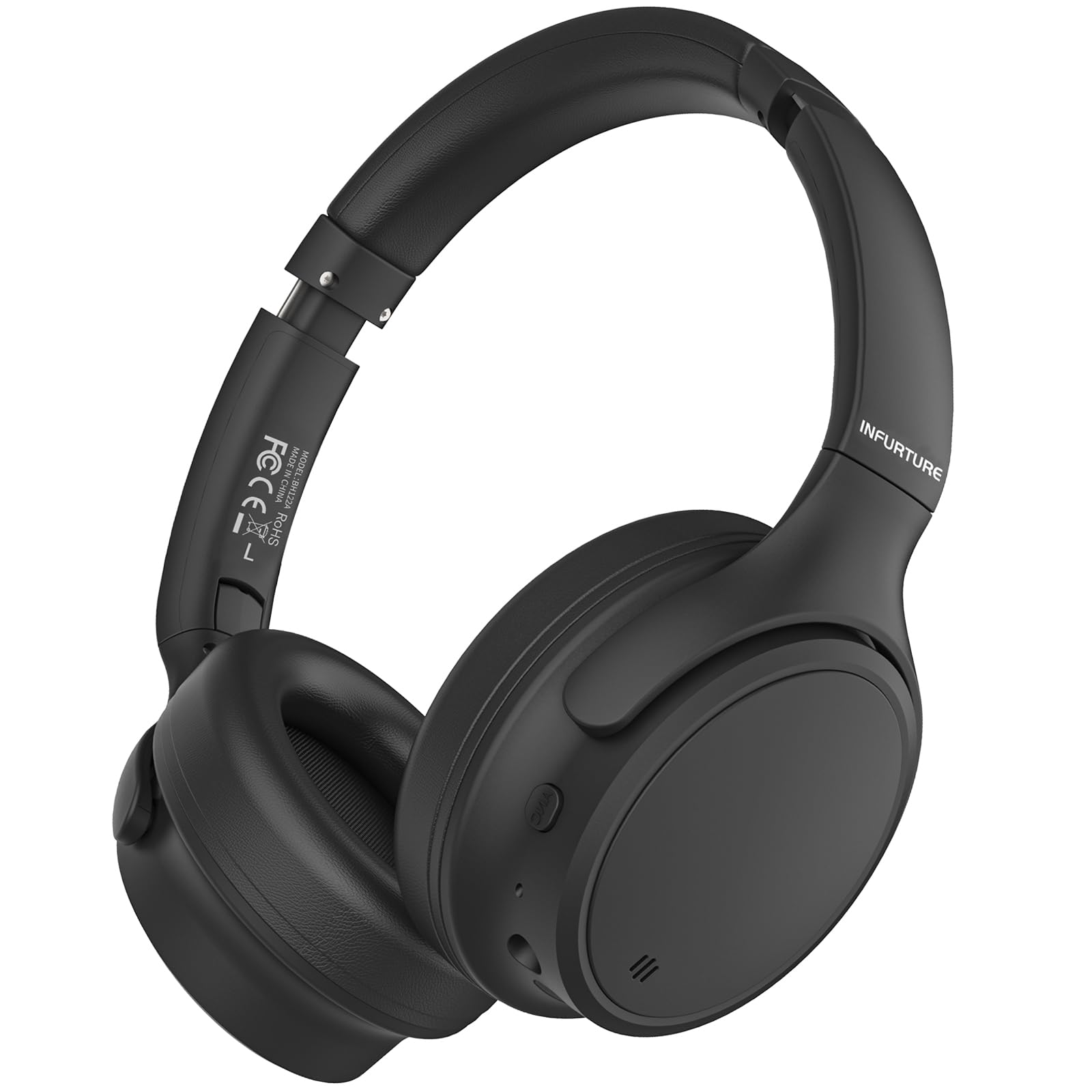 INFURTURE Auriculares Inalámbricos Bluetooth, Activa de Ruido con Modo Ecualizador, Bluetooth5.3 & 3.5 mm, Tiempo de Reproducción de 90 Horas, Regalos para Hombres, Mujeres, Adolescentes
