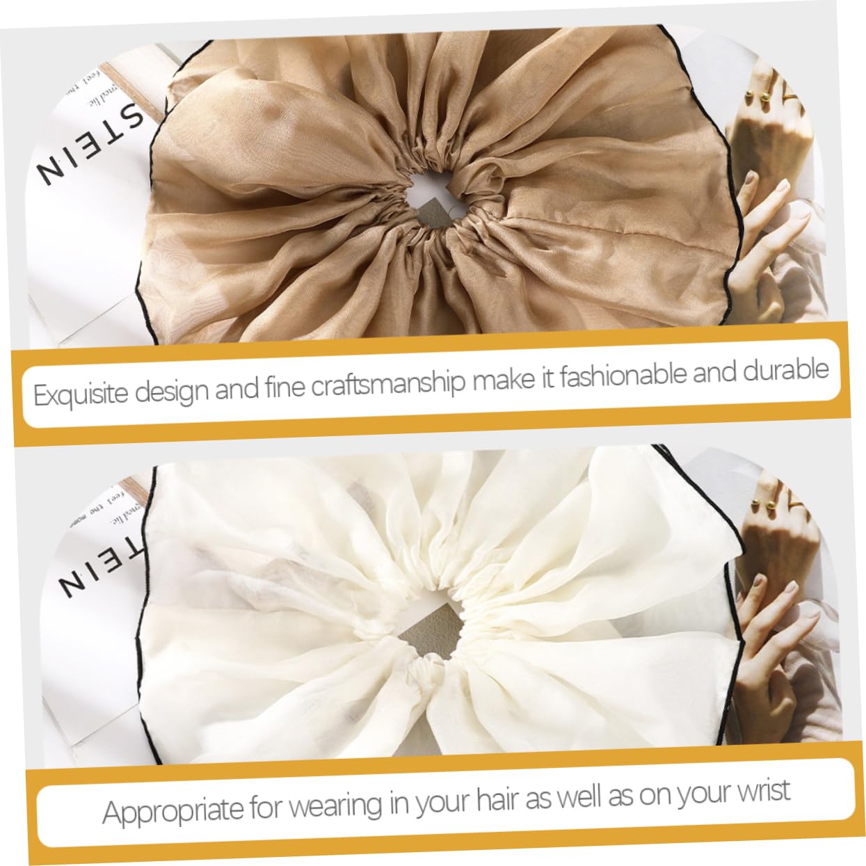 FRCOLOR 8 Piezas anillo de pelo coleteros scrunchies accesorio para el cabello para mujer bufandas para mujer pañuelo para el pelo elástica para el cabello elasticidad toalla de pelo