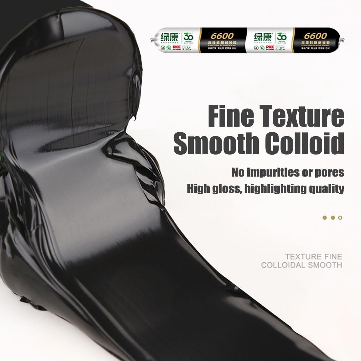 9900 Sealant Waterproof, Silicone Sealant Waterproof 9900, pour les Fissures dans les Toits et les Murs, Solution pour Fissures de Toiture et de Mur (Noir, 1pcs)