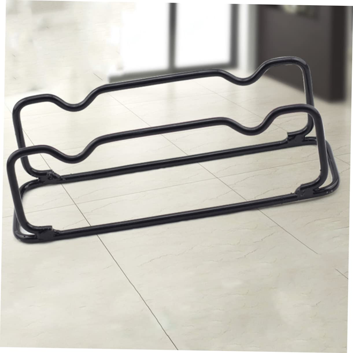 Support pour Haltères en Fer Noir, Rack Vertical de Rangement | Modèle, Base Antidérapante, Design Soigné, Réduit les Risques de Sécurité