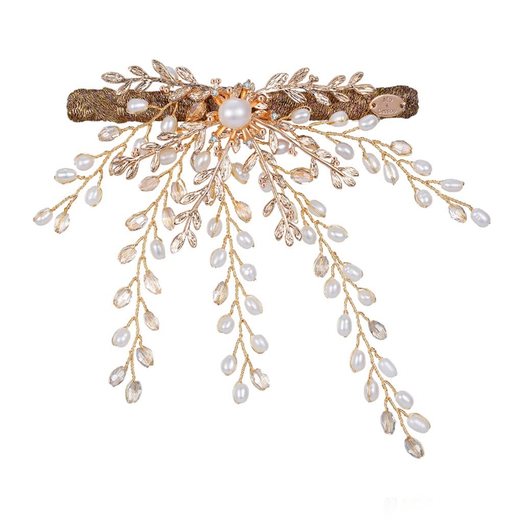 TWDYC Branch High-end Hand-made Tassel Natural Freshwater Pearl Hairpin Hairpin Temperament