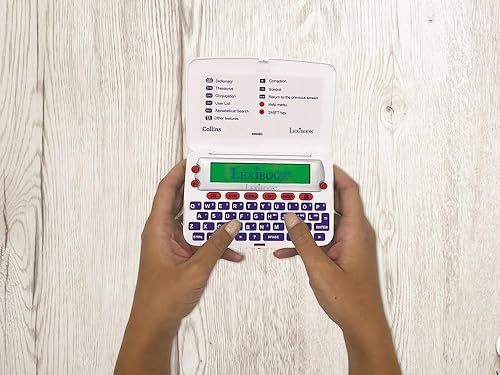 Miniatura 6 de LEXiBOOK - El Diccionario Inglés Collins, 13 Edición - Diccionario Electrónico, Definiciones, Tesauro, Conjugación, Corrector Ortográfico Fonético,