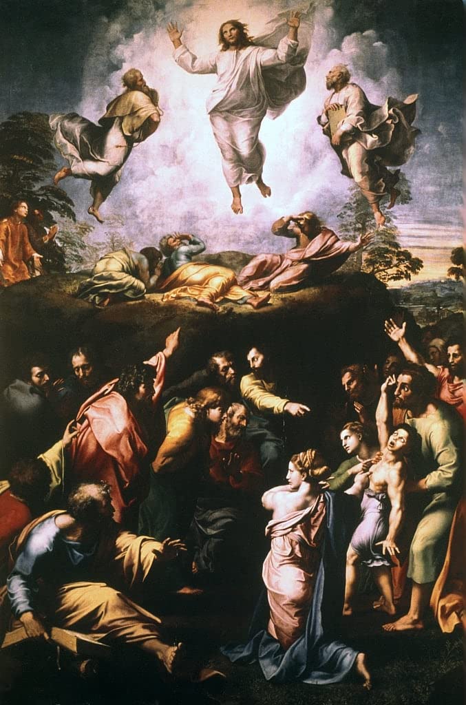 Impression d'art de Raphaël la Transfiguration grand format 60x90cm luxe - 5