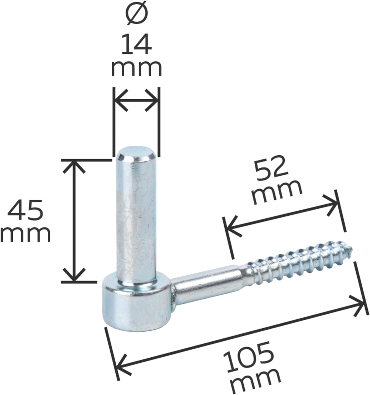 GAH-Alberts 306748 Screw-in Clamp, J-Hook, 306748