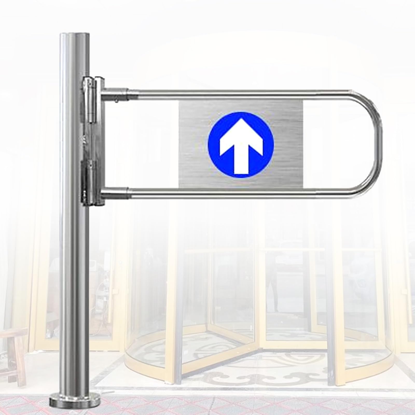 Zzerte One Color Two-Way Swing Gate For Supermarket,Automatic Closing Safety Door(70 * 100Cm)