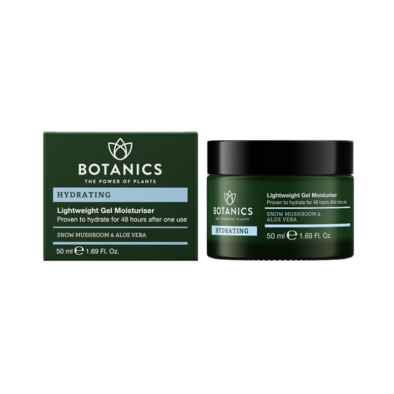Botanics Hidratante Facial em Gel Leve, 50 mL