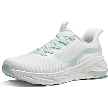 SMILIN Womens Walking Running Shoes with Arch Support, Athletic Comfortable Cushioned Lightweight Tennis Shoes, Lace Up Fashion Sneakers for Standing All Day Work Gym Workout Travel Cross Training