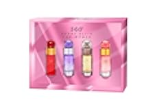 360° Women's Mini Gift Set - 360° Women, 360° Coral, 360° Purple, 360° Red (4-Pack of .25 fl oz EDP mini Travel Sprays) - Fresh, Fruity, Floral