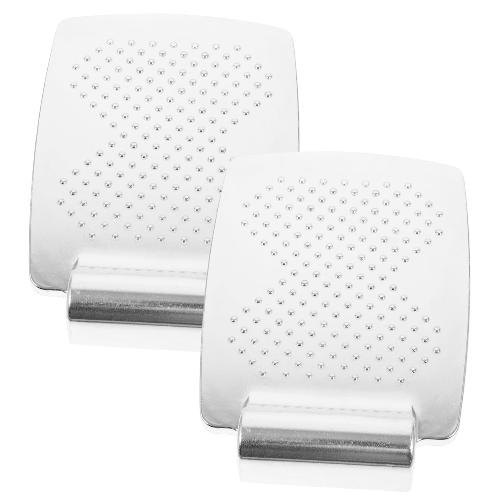 Reposapiés 2 Piezas Silla de Ruedas para Aleación de Aluminio Plata Elevadores Aplicables Seguros y Resistentes para Personas Mayores y Discapacitados