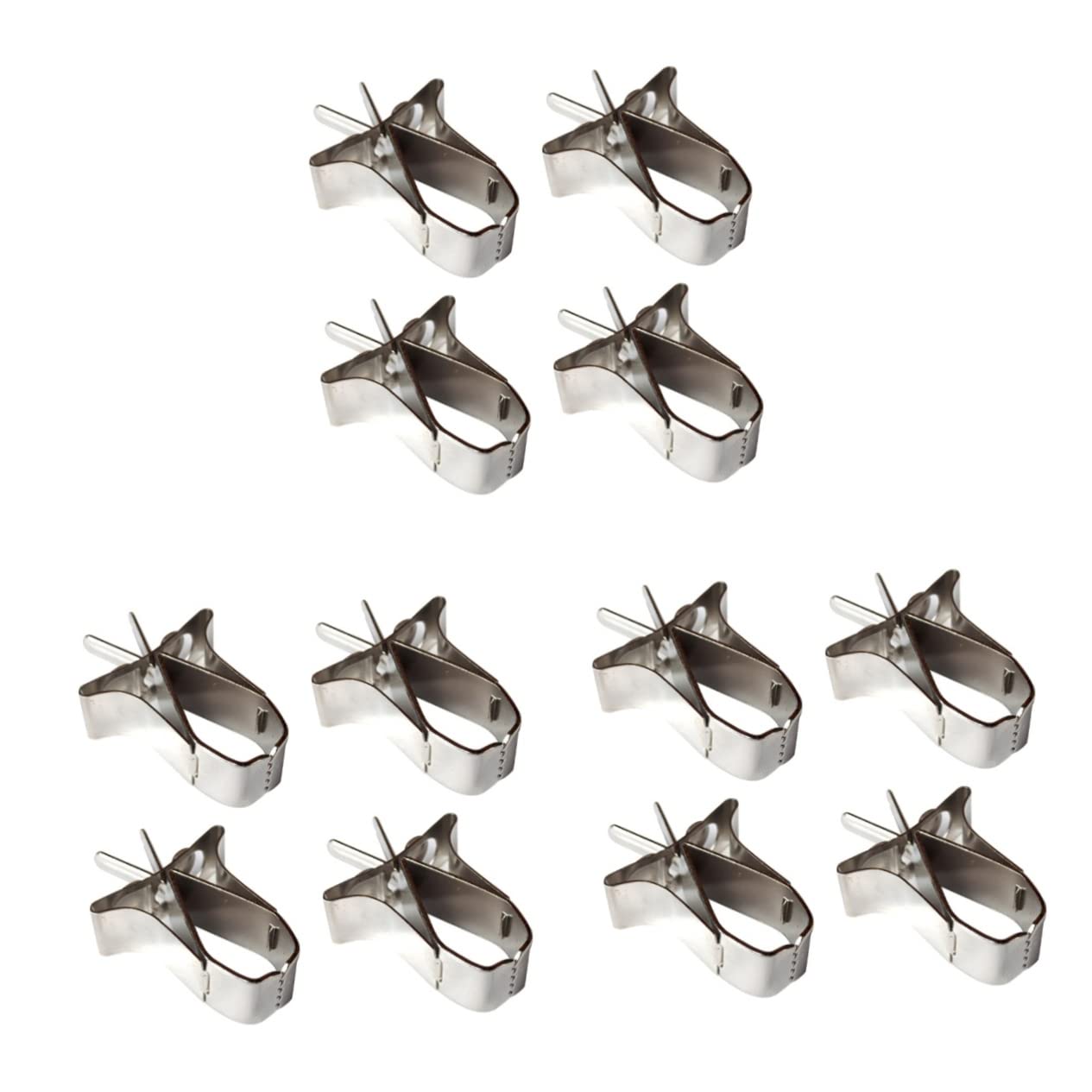 POPETPOP Lot De 3 Mangeoires À Fruits pour Perroquets Mangeoires À Oiseaux pour Cage Matériau en Cuivre Et Boucle Arrière Installation Facile 4 Pièces X 3