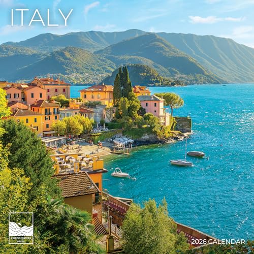 Italy 2026 Wall Calendar | 12" x 24" Open Calendar