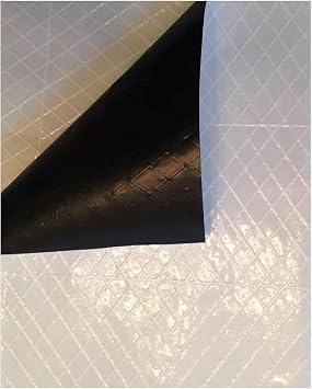 Farm Plastic Supply - String Reinforced Silage Cover Black/White - 12 Mil - Heavy Duty Polyethylene Plastic for Silage Cover, Bunker Cover for Farming, Agriculture 12 x 25