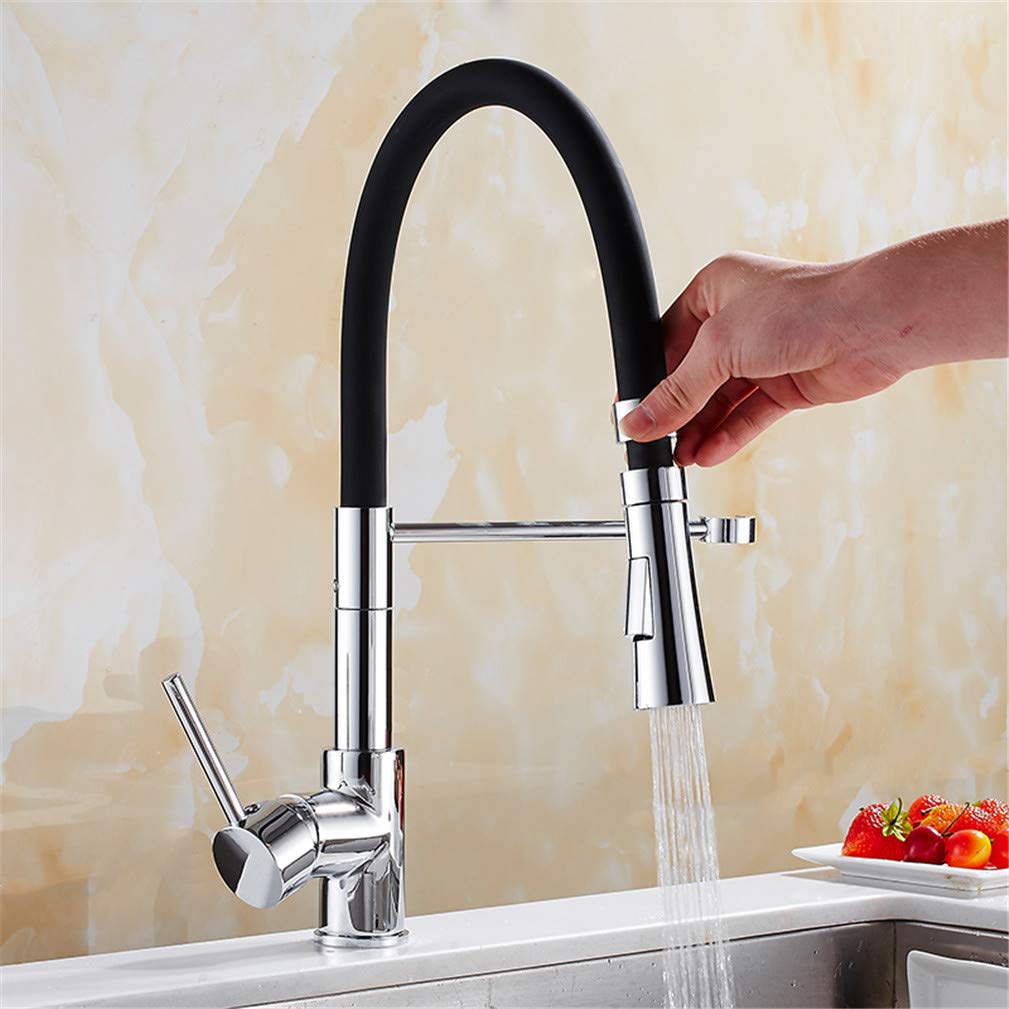 Cromo Con Led Grifos De Latón Para Cocina Grifería Monomando De Grifo Monomando Con Grifo Monomando De Cromo Con Aireador Montado En Cubierta, Cromo Sin Led