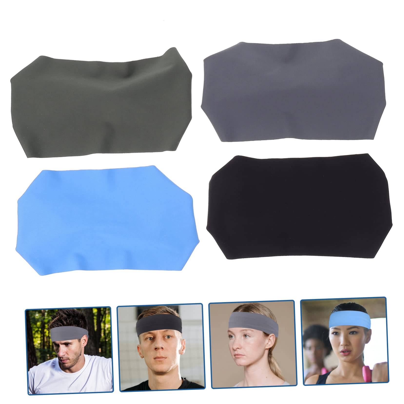 BESPORTBLE Diademas Deportivas Elásticas Absorbentes De Sudor Yoga Y Fitness Transpirable Y Adultos