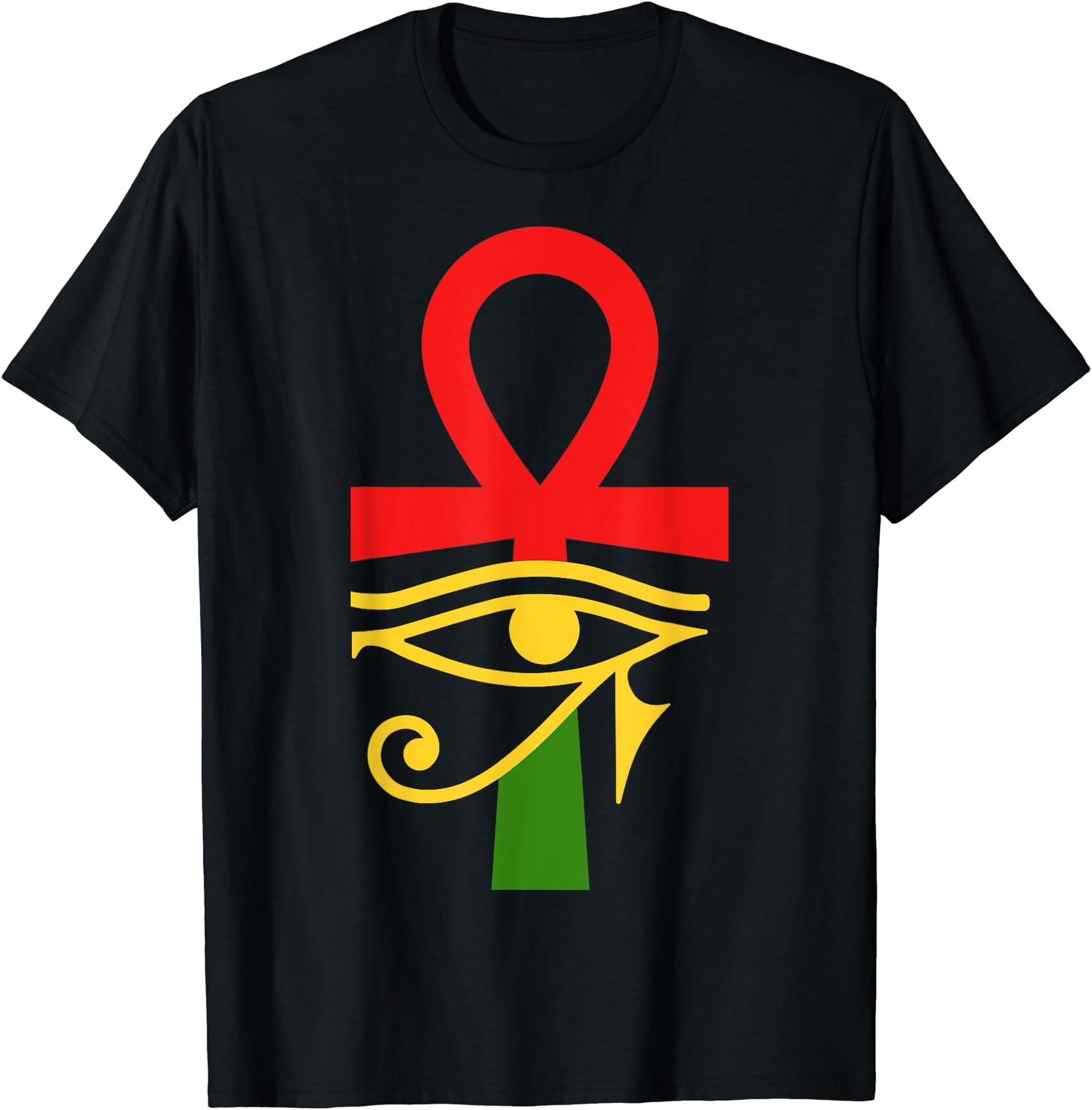 Kemetic touchAncient Egypt Egyptian Ankh Eye Of Horus Kemetic T-Shirt