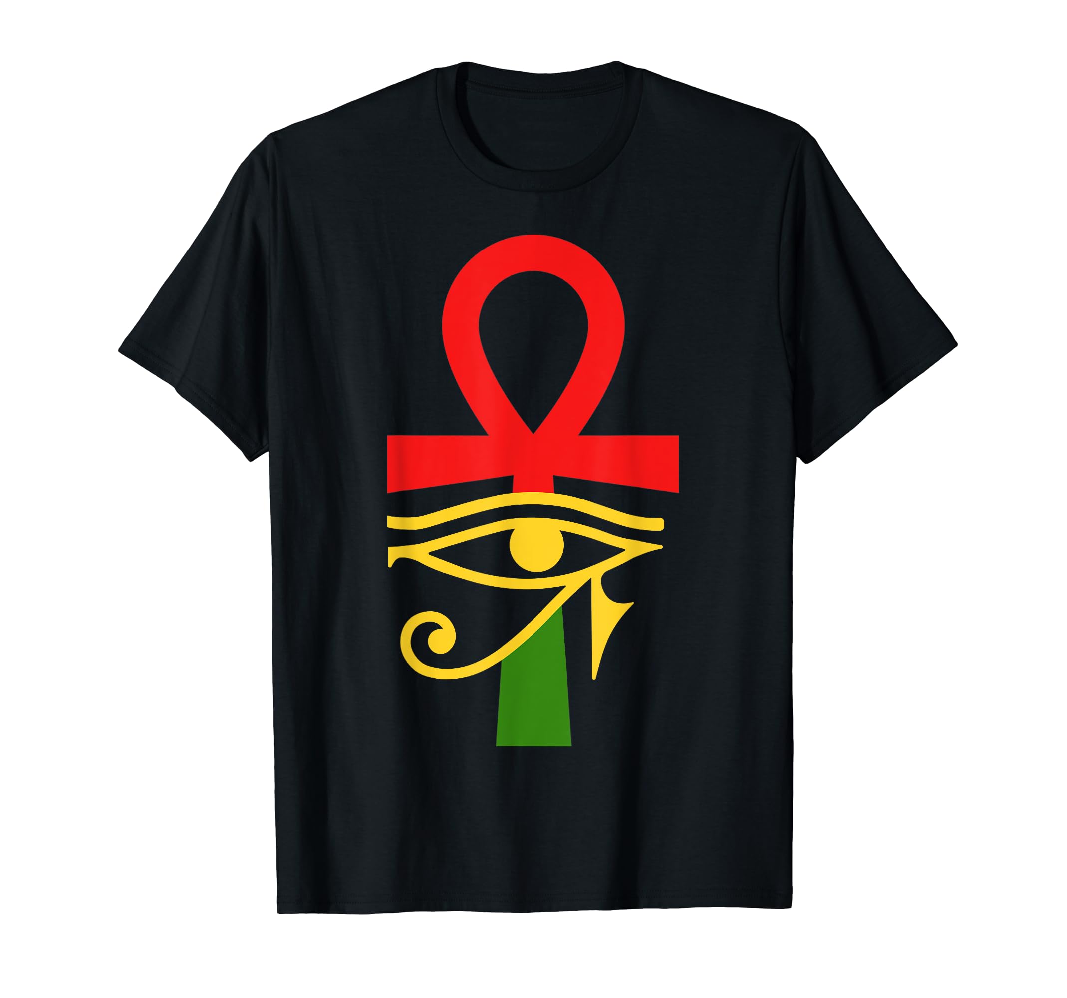 Kemetic touchAncient Egypt Egyptian Ankh Eye Of Horus Kemetic T-Shirt