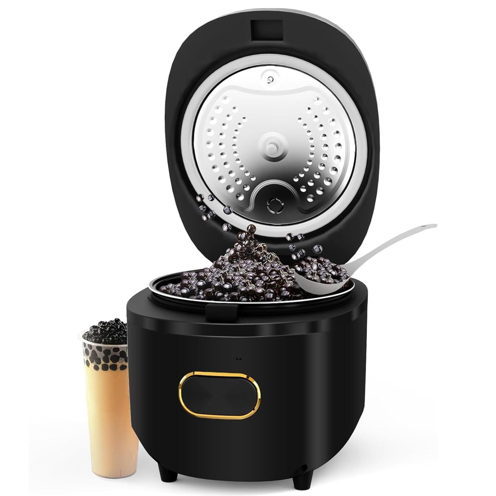 DJCDDM Pearl Maker Machine Commercial Pearl Cooker Commercial Pearl Maker for Bubble Tea Milk Tea Pearl Pot