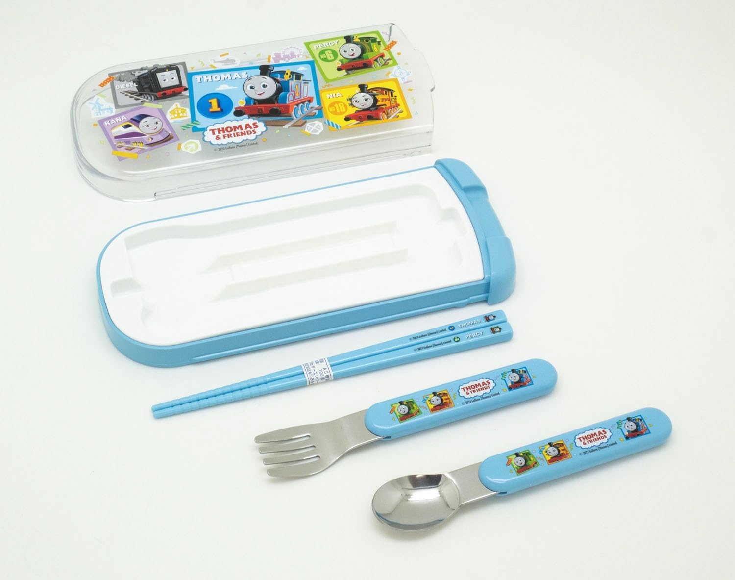 OSK CT-20 Thomas & Friends Pull Futatrio, Blue, Dishwasher Safe