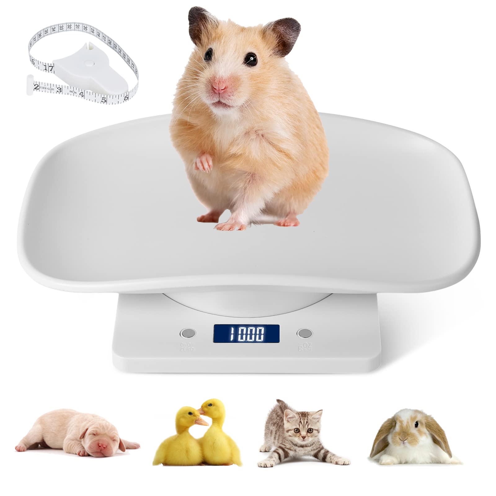 Buy Digital Mini Pet Scale, Puppy Scales for Weighing Max 33lbs, Small