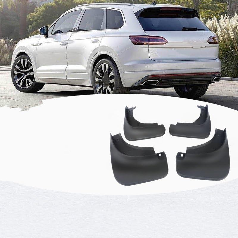 Bavettes garde-boue haut de gamme pour Touareg RLine 2011-2018 avec protection anti-éclaboussures