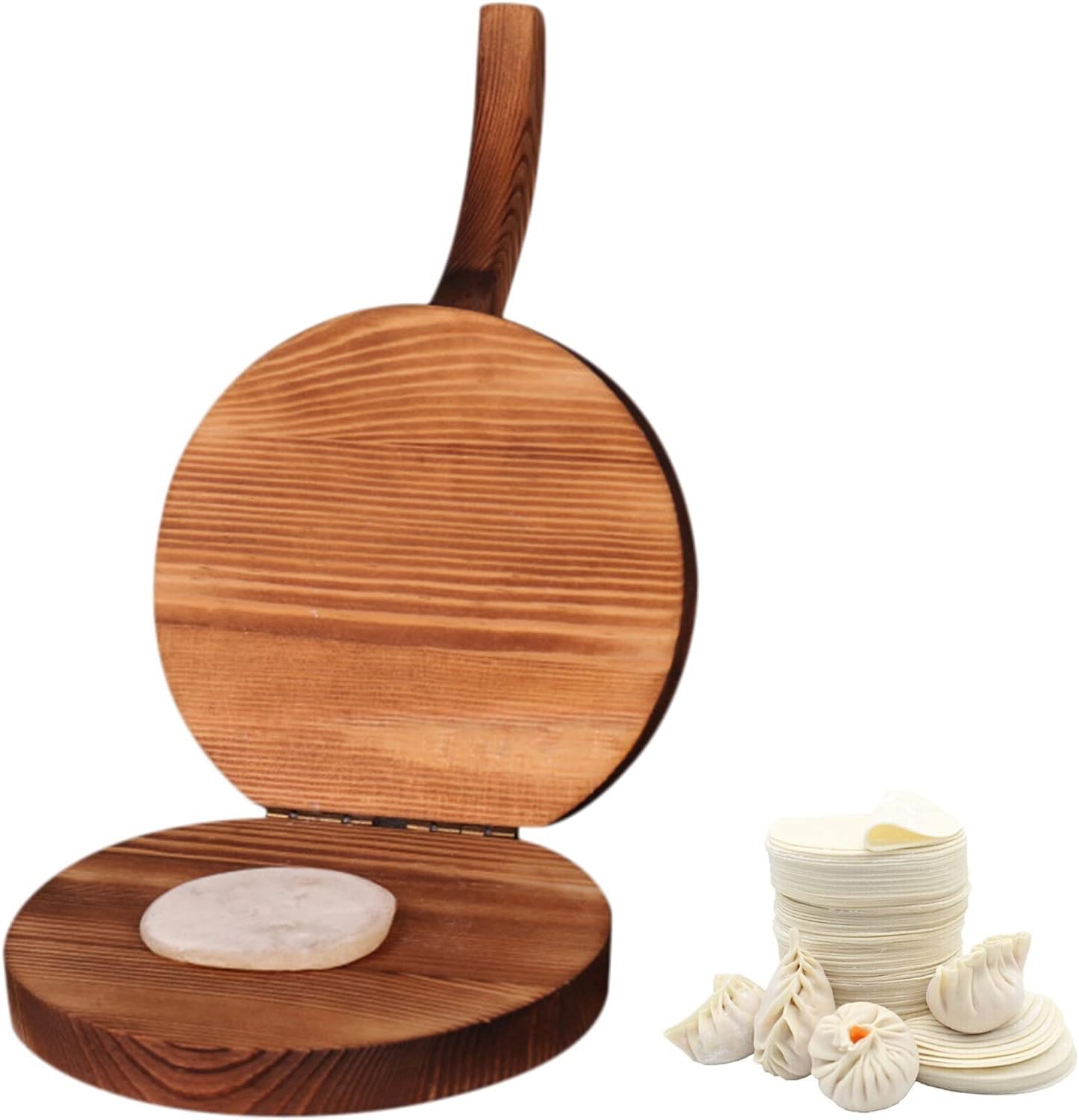 KAYNO 1Pc Wooden Tortilla Press Maker, Manual Tortilla Maker Press Corn Tortillas