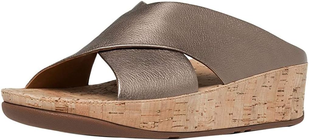 FitFlop Women's KYSโข Leather Slide Sandals