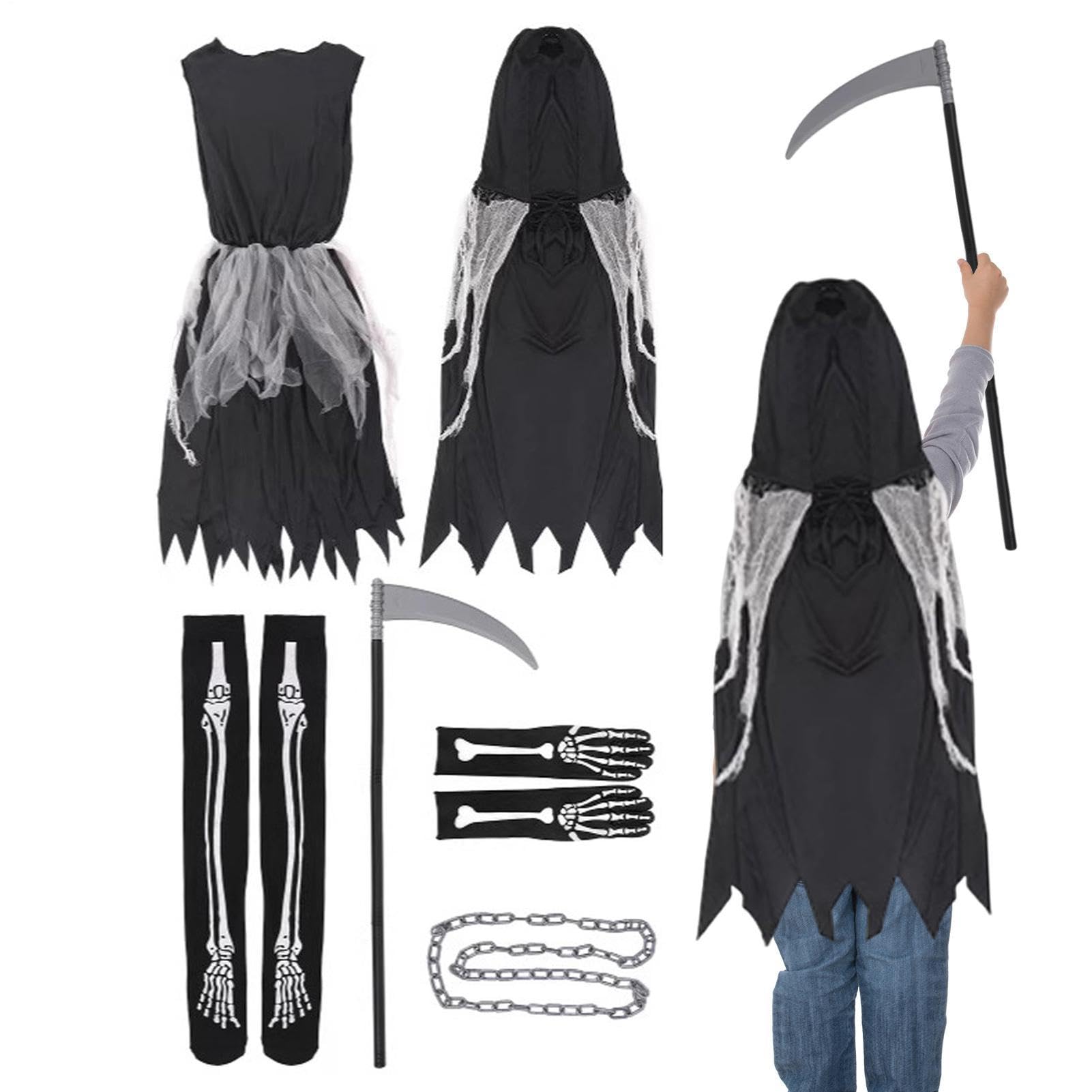 Disfraces de Halloween para Niños y Niñas Capa de Disfraz con Capucha y