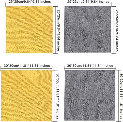 Reusable Microfiber Towels Roll, Roll Of Reusable Microfiber Towels For Cars Soft Cleaning Rags All Purpose Absorbent Kitchen Cloth (Color 02,9.8 * 9.8In) #TOP6