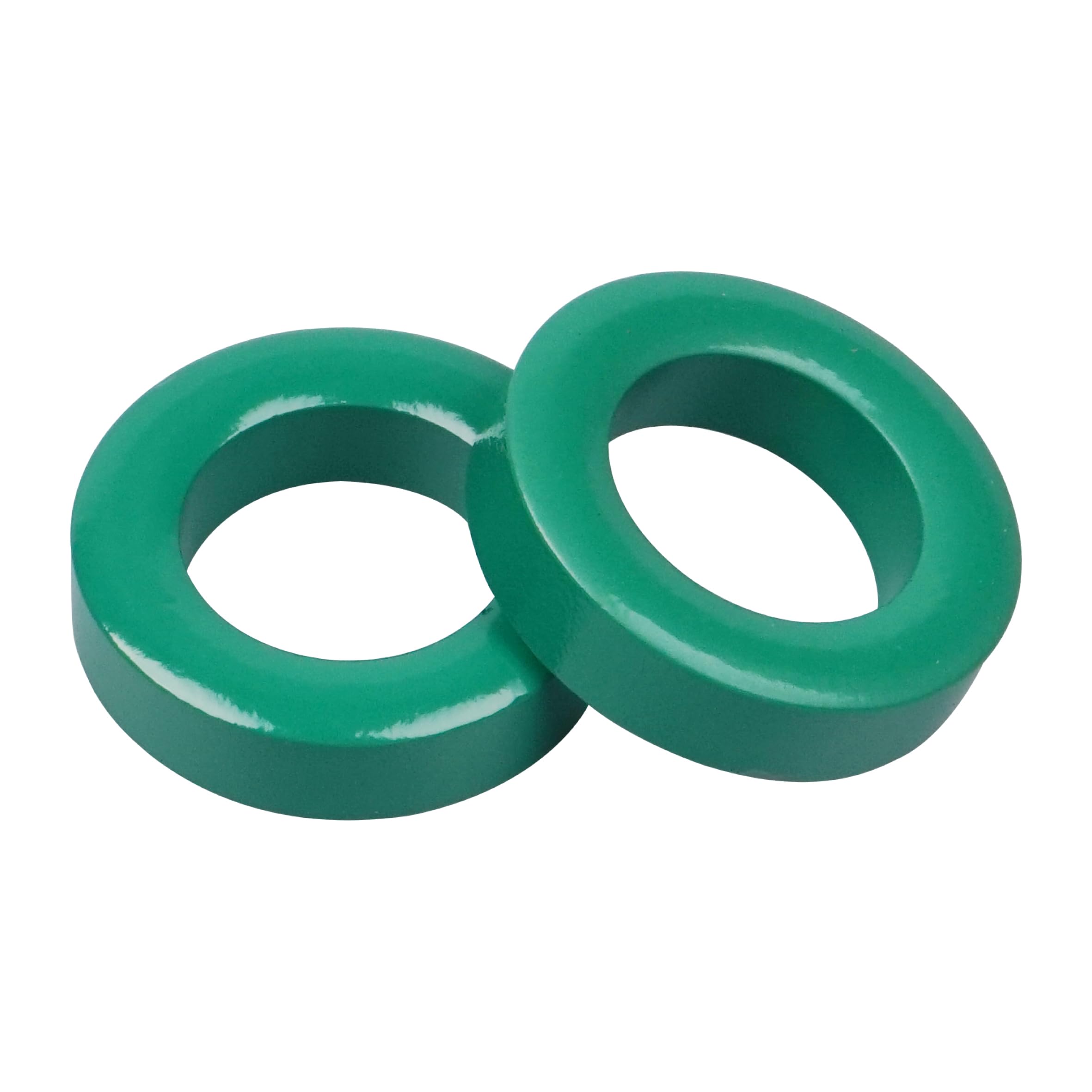 T200-2 Lot de 2 noyaux de ferrite en forme d'anneau | Lot de 2 anneaux magnétiques à haute fréquence pour applications industrielles et scientifiques