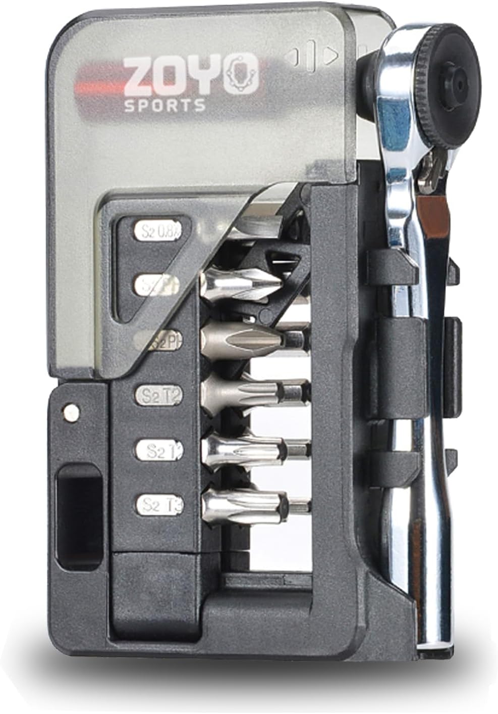 12 in 1 Ratchet Screwdriver Set S2 Steel Bits Extension Bar Compact Repair Kit for Bike Electronics Home