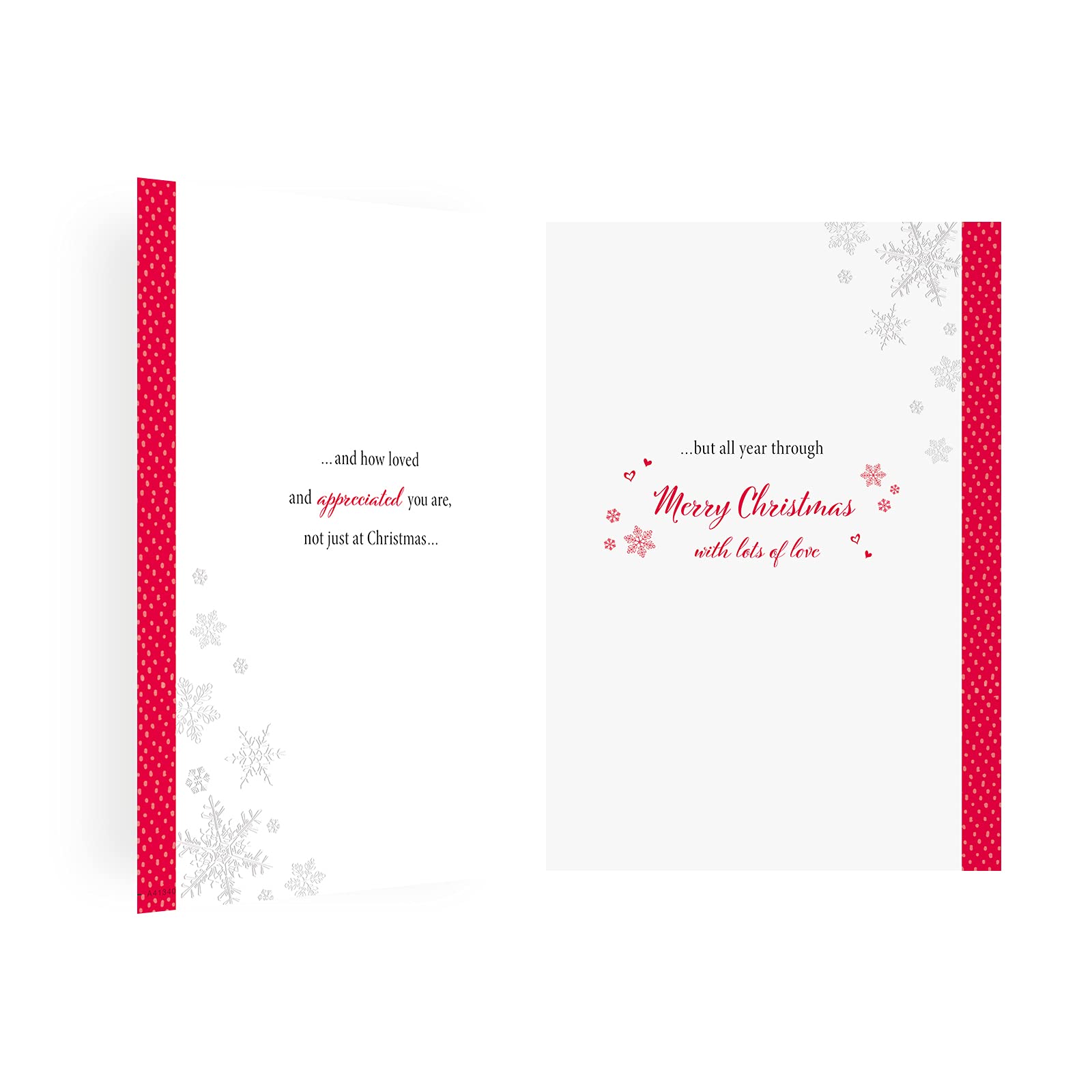 Piccadilly Greetings Tarjeta De Navidad Con Foto One I Love