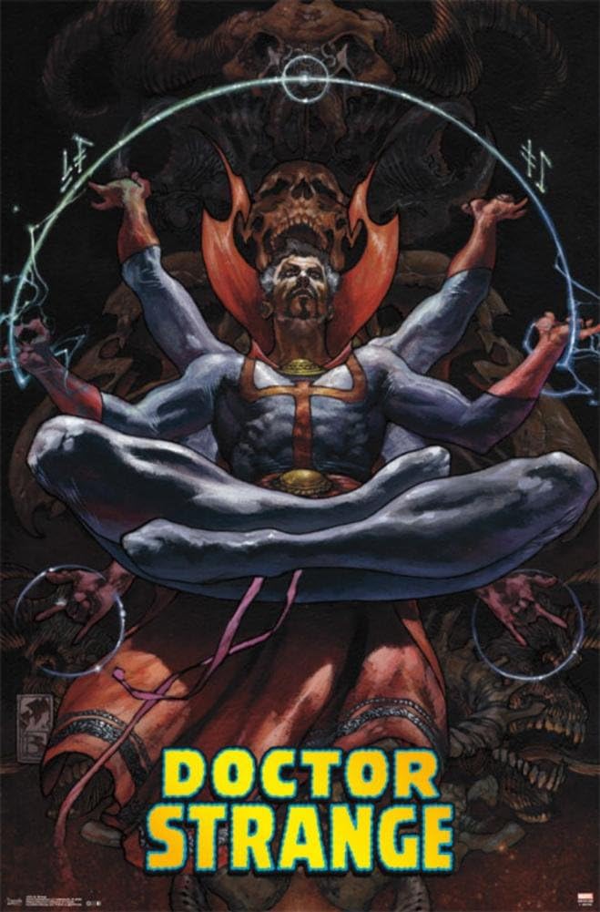 Marvel Comics - Doctor Strange - Meditating Wall Poster, 22.375" x 34", Unframed Version