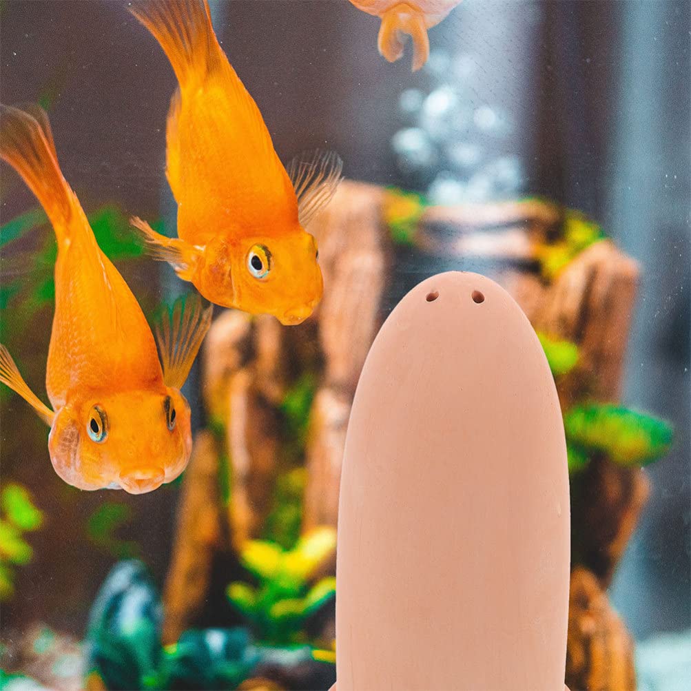 Zerodeko Aquarium Dekoration Mini- Fischzüchtungskegel H?hle Keramik- Laich- Rassenkegel für Diskusfische Engelsfischzüchtungskegel Hergestellt Natürlicher Keramik Ablaichkegel Skalare